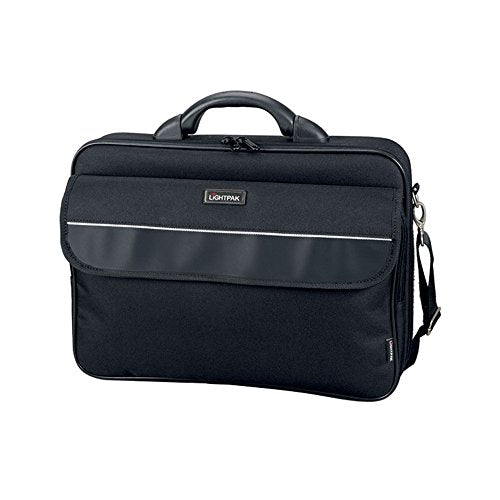 46111 ELITE L - business laptop bag for 17 inch laptop, nylon, black - color: Black, size: 17 inch
