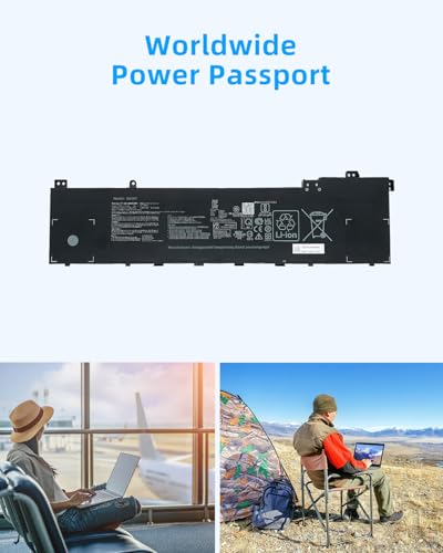 96Wh C32N2022 Laptop Battery Replacement for Asus for VivoBook Pro 16 OLED M7600QA High Performance - style: C32N2022