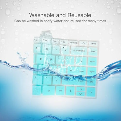 Keyboard Cover for 2023 14" HP Envy 2-in-1 14t-es000 14-es0013dx 14-es0033dx, HP 14" Laptop 14-ep 14-em 14t-ep000 14z-em000 14-ep000 14-ep0097nr 14-ep0145cl 14-em0047nr Keyboard Protector Skin - color: Ombre Mint