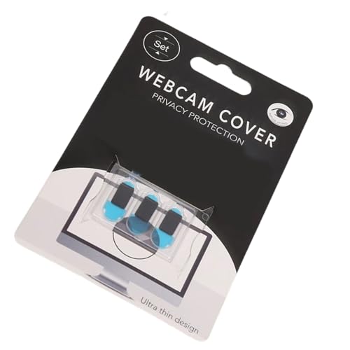 3 Discreet Webcam Privacy | 0.7mm Tool-Less Adhesive Cover Smartphones, Tablets, Laptops | Anti-Peeping Design Camera Privacy Cover Protector Suitable for Laptops Tablets Phones Tool - color: D