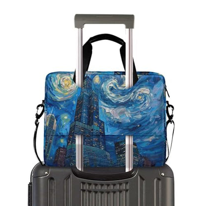 ALAZA Purple Dragon Laptop Case Bag Sleeve Portable Crossbody Messenger Briefcase w/Strap Handle, 13 14 15.6 inch - color: Multicolor6