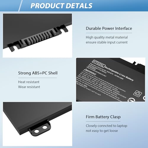 HT03XL L11119-855 Battery Replacement for HP Pavilion 15-CS 15-DA 15-DB 15-DW 17-BY 17-CA 14-CE 14-CF 14-DF 15-CS0053CL 15-DW0033NR 15-DA0014DX L11421-542 HSTNN-UB7J HSTNN-DB8R HT03041XL - style: HT03XL