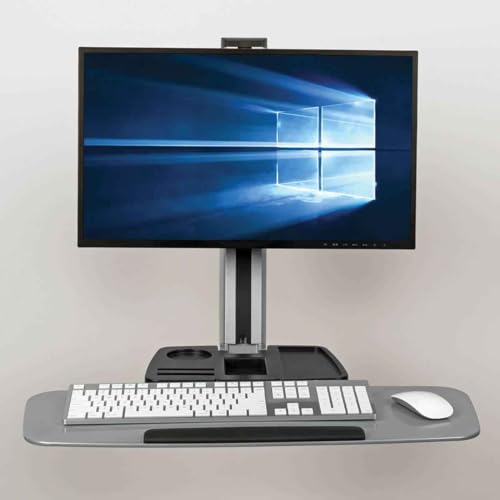 Tripp Lite Wall Mount for Sit Stand Desktop Workstation Height-Adjustable Standing Desk, Single Display (WWSS1332W) - style: Wall-Mounted