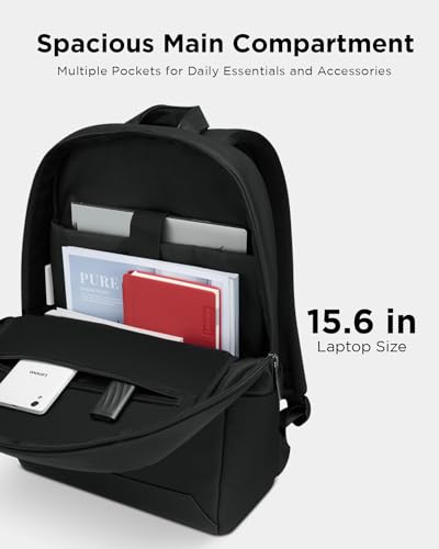 Lenovo Laptop Backpack (B500) -15L Capacity Padded Tablet & Computer Bag with Lock Zipper, Black, 15.6 Inch - style: Laptop Backpack (B500) - 15l Capacity Padded Tablet & Computer Bag With Lock Zipper