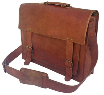 Leather briefcase 18 Inch Laptop Messenger Bags for Men and Women Best Office Briefcase Satchel Bag - style: 16 Inch