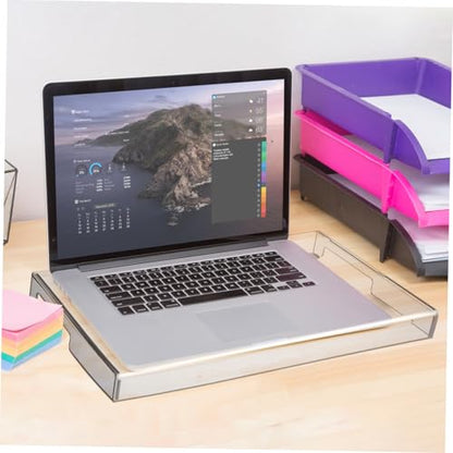 Transparent Keyboard Protector Cover 15.74X10.43X1.57In Waterproof Acrylic Keyboard Dust Cover Versatile Protective Case for Laptop and Mechanical Keyboards - size: 40.00X26.50X4.00CM