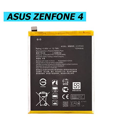 C11P1618 3150mAh Replacement Battery Compatible with Zenfone 4 ZE554KL Z01KD with Tools