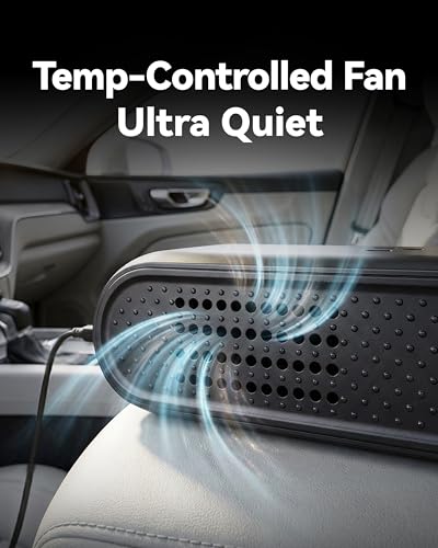 ERAYAK 150W Cigarette Lighter Adapter Car Power Inverter DC 12V to 110V AC with 3 AC Outlets, 18W USB-C, USB-A & Extra 12V Socket for Laptop, Phone, Tablet, Game Console