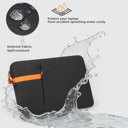 NIDOO 16 inch Laptop Sleeve Computer Carrying Case Cover for 16" Lenovo ThinkBook 16p E16 L16 T16 Z16/ ThinkBook 16 Gen 8 / Dell Pro 16 Plus /16" MacBook Pro M4 M5 Pro Max/HP ASUS Samsung, Black - color: Black, size: 16 Inch