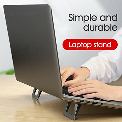 Mini Portable Laptop Stand, Invisible Notebook Holder, Adjustable Cooling Stand, Tablet Desk Holder, Support for Maxbook