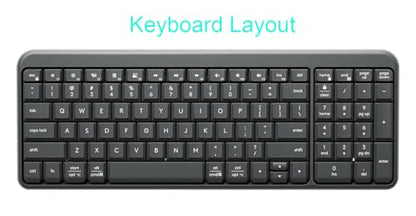 Silicone Keyboard Skin Cover Compatible for 2025 Logitech MK250 Bluetooth Wireless Mouse and Keyboard Combo & Logitech K250 Bluetooth Keyboard with Numpad (Pink) - color: Pink