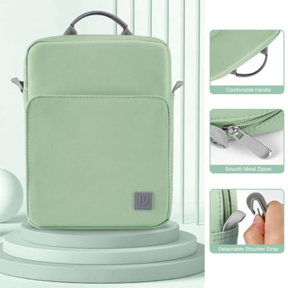 Dadanism 9-11 Inch Tablet Sleeve Bag Carrying Case with Shoulder Strap | Fits iPad (A16) 11", iPad 10th Gen 10.9", iPad Air M4/Pro M5 11", iPad 9/8/7th 10.2", Galaxy Tab A11+ Plus 11", Dark Green - color: Dark Green, size: 9-11 Inch