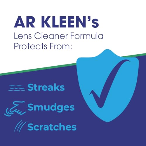 AR Kleen® 8oz Spray Pump | Multi-Purpose Lens Cleaner Safe For All Lenses & Screens | No Streaks | Ammonia and Alcohol Free - size: 8 Fl Oz (Pack of 1)