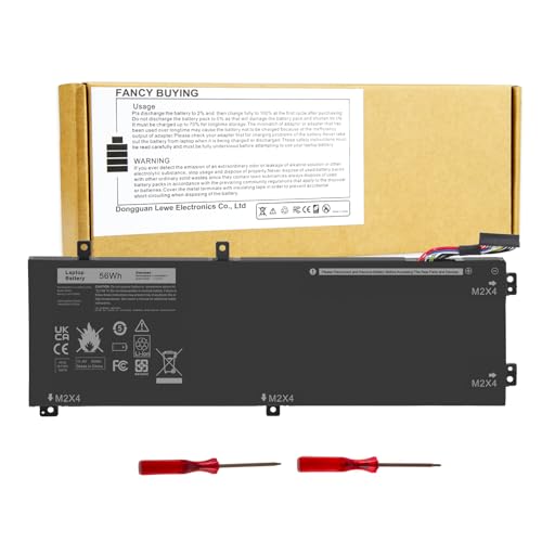 Fancy Buying RRCGW H5H20 Laptop Battery for Dell XPS 15 9550 15-9550 9560 9570 Precision 15 5510 5520 5530 5540 Series P56F P56F001 5D91C 05D91C 62MJV 062MJV M7R96 0RRCGW 5041C 05041C 11.4V-56Wh - size: 8.78*2.83*0.28inch