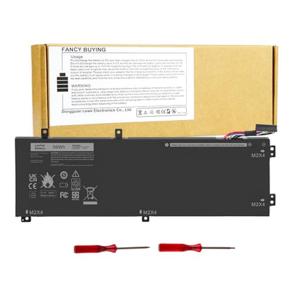 Fancy Buying RRCGW H5H20 Laptop Battery for Dell XPS 15 9550 15-9550 9560 9570 Precision 15 5510 5520 5530 5540 Series P56F P56F001 5D91C 05D91C 62MJV 062MJV M7R96 0RRCGW 5041C 05041C 11.4V-56Wh - size: 8.78*2.83*0.28inch