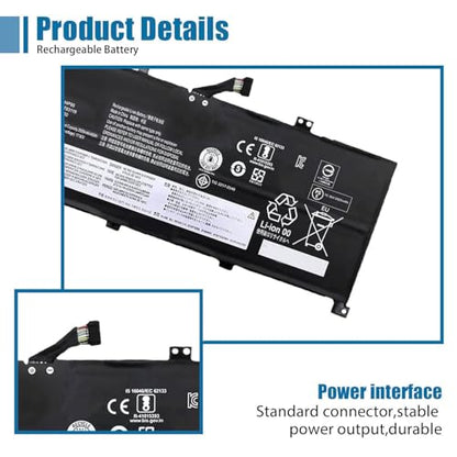 L18M4P90 Laptop Battery Replacement for Lenovo ThinkPad L13 Yoga Series L18C4P90 L18D4P90 02DL031 02DL032 02DL030 SB10T83120 SB10T83119 15.36V 46Wh 3000mAh - size: 10.62*4.34*0.27 inch L18M4P90