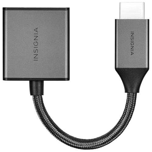Insignia HDMI-to-VGA Adapter, Model: NS-PG95503, Black - style: HDMI to VGA Adapter