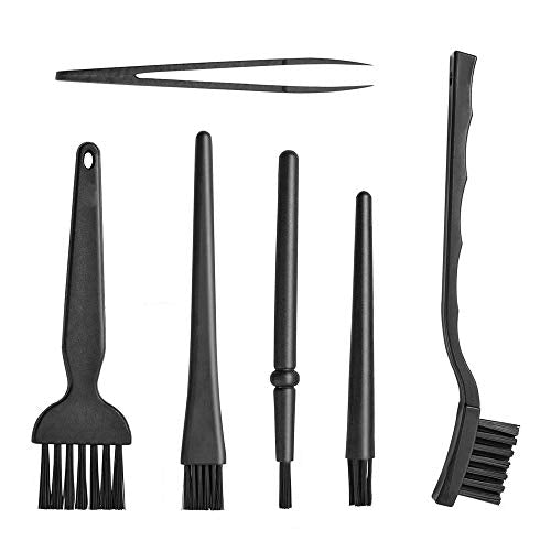 6 pcs Mini Keyboard Cleaning Brushes Kit Small Portable Anti Static Dust Remove for Phone Plastic Keyboard Handle