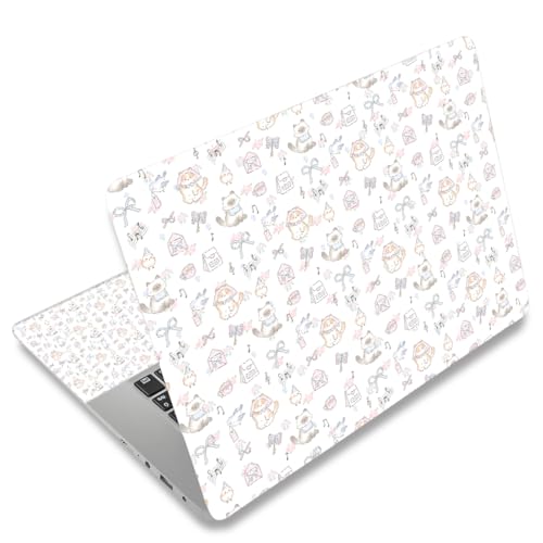 Universal Laptop Skin Protector,Scratch Resistant,Removable Adhesive,Fits Up to 15.6” Laptops - Customizable for Smaller Sizes | Multiple Designs Available (Black Star Cat, 15.6 inch) - color: Black Star Cat, size: 15.6 inch