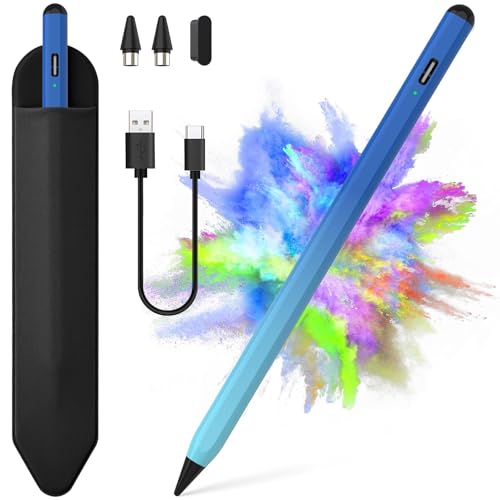 COO Universal Active Stylus Pen for iOS, Android & Samsung Touch Screens | Smart Digital Stylus for Lenovo/Vivo/Mi/HUAWEI Tablets, iPhone/Samsung/Pixel Phones for Drawing, Gradient Blue - color: Gradient Blue