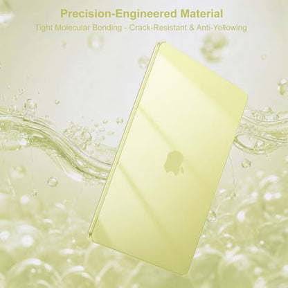 MOSISO Compatible with MacBook Neo Case 13 inch 2026 A3404 A18 Pro Chip | Ultra-thin Protective Crystal Hard Shell Case&Keyboard Cover&Screen Protector, Citrus - color: Citrus