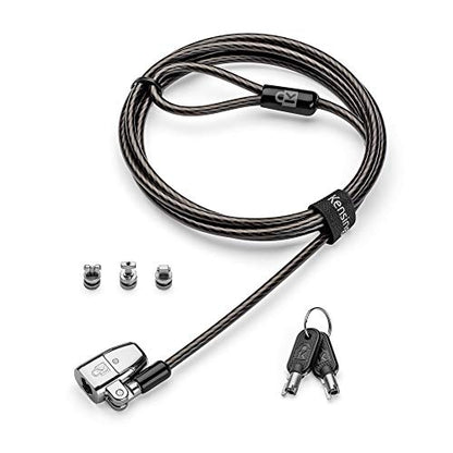Kensington ClickSafe 2.0 3-in-1 Keyed Laptop Lock (T-Bar, Nano & Wedge Anchors) - size: Keyed Lock