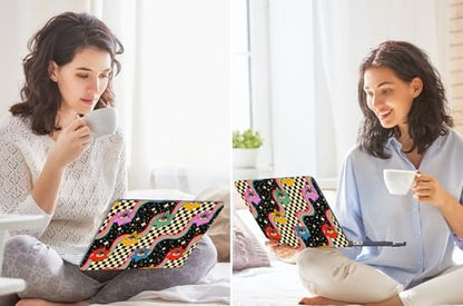 Tuiklol for 2026 MacBook Neo 13 Inch A18 Pro Chip Case, (Model A3404) Anti-Scratch Anti-Drop Slim Hard PC Shell Case with Shockproof Protective MacBook Neo Laptop Cover, Flowers & Eyes - color: Flowers & Eyes