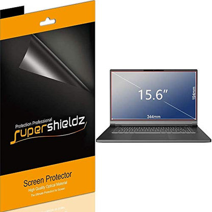 Supershieldz (3 Pack) Designed for Universal 15.6 inch with 16:9 Aspect Ratio Laptop Screen Protector, (344mm x 194mm) Screen Protector, 0.12mm, High Definition Clear Shield (PET)