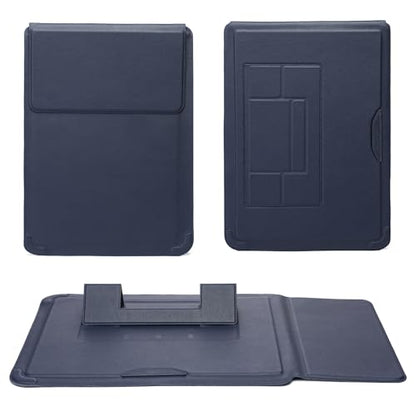 14 Inch Laptop Sleeve Case with Stand Compatible with MacBook Pro/MacBook Air/ThinkPad X1/Dell XPS/Lenovo Yoga/HP Pavilion/ASUS Zenbook/LG gram 13.3'' 13.6'' 14.2" 14.5'' Laptop Chromebook - color: Dark Blue, size: 13.5-14.5 Inch