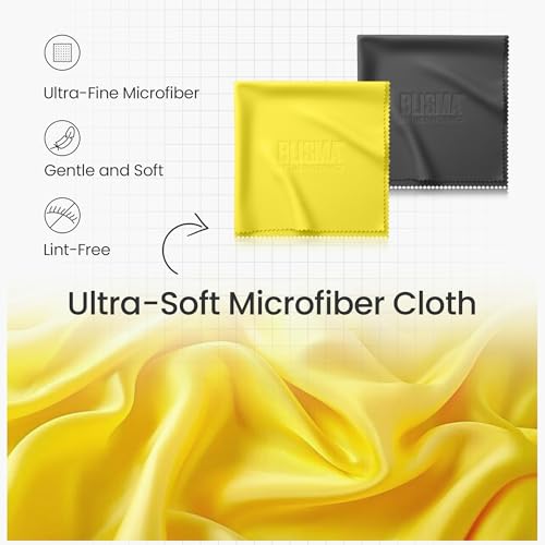 Crystal Clear Eyeglass Lens Cleaner Spray Kit | 2 × 4.1 Fl Oz + 1 × 2 Fl Oz + 3 Microfiber Cloths | See Crystal Clear | Glasses, Sunglasses & Optical Lenses | Pack of 6