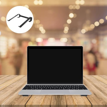 Angoily Ergonomic Aluminium Laptop Riser Stand for Desk with Folding Design and Stable Support Compatible with Laptops Portable Cooling Computer Holder for Use