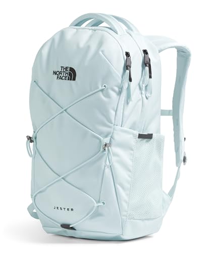 The North Face Jester Everyday Laptop Backpack, Ice Bl/Blk, OSFA | Commuter Travel Bag, Laptop Sleeve, Water-Repellent - color: Ice Blue/Tnf Black