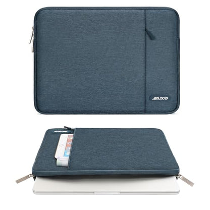 MOSISO Laptop Case 13 inch, Laptop Sleeve Bag with Pocket | Compatible with MacBook Neo A3404 2026/Air/Pro 13 M5/M4/M3/M2/M1 2026-2016, Polyester Vertical Computer Bag, Haze Blue - color: Haze Blue, size: 13 inch