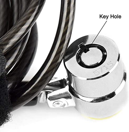 Laptop Cable Lock Hardware Security Cable Lock Anti Theft, Anchor Plate & 2 Keys Compatible with Notebooks Smart Phone Tablet Electronic Products (2 Pack) - size: 2 Packs