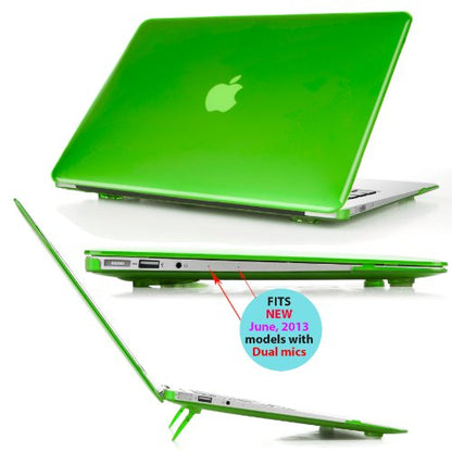 mCover Case Compatible for 2010~2019 13.3" Apple MacBook Air A1369 A1466 (Without Retina Display) Laptop Computer ONLY (NOT Fitting Other MacBook Models) - Green - color: Green