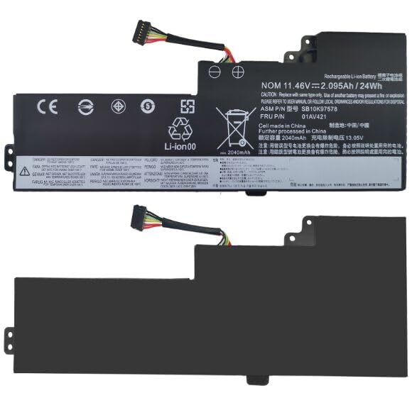 T470 T480 01AV421 01AV489 Internal Battery Replacement for ThinkPad T470 T480 A475 A485 TP25 Series Laptop, Compatible with 01AV419 01AV420 SB10K97577 SB10K97576 SB10K97578 Notebook.