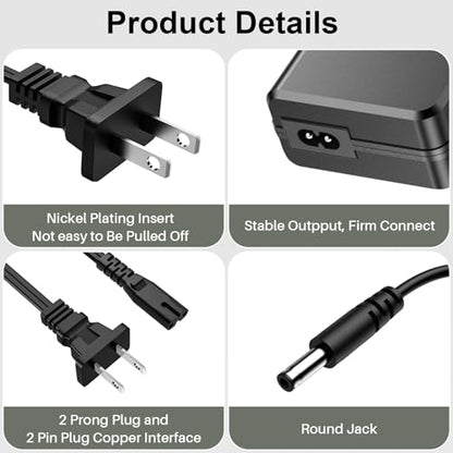 20V 4A AC/DC Adapter Power Supply for JBL Boombox Charger Speaker | Boombox 1, Boombox 2 Bluetooth Speaker by Harman MAIN-40911 JBLBOOMBOX JBLBOOMBOX2 Charger Replacement Power Cord