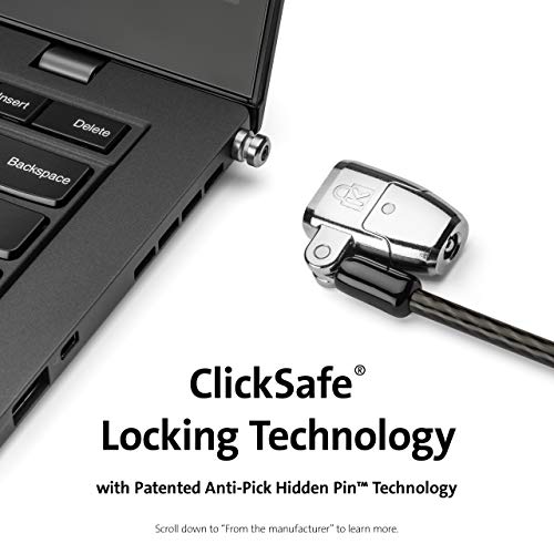 Kensington ClickSafe® 2.0 Universal Keyed Laptop Lock (K68102WW)