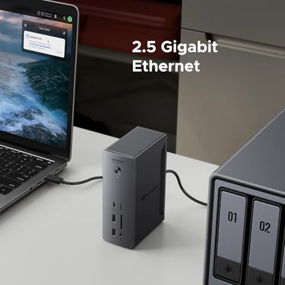 UGREEN Thunderbolt 4 Dock Bundle with UGREEN USB C to HDMI Cable (4K@60Hz) 6.6FT