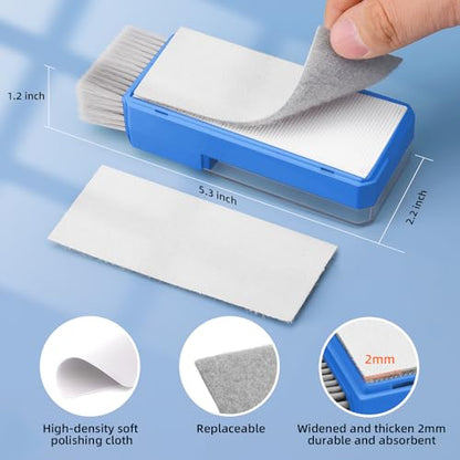 Keyboard Cleaner & Laptop Cleaning Kit, All-in-1 for Computer PC, SkyBlue | Electronics Deep Cleaning Reusable Brush Tool, Screen-Safe Spray, for iPhone iPad Macbook Airpod Camera, Gaming Accessories - color: SkyBlue
