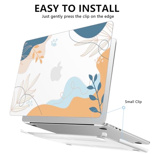 AKIT for MacBook Air 13 inch Case M5 M4 M3 M2 2026-2022, Dune | A3449 A3240 A3113 A2681, Aesthetic Pattern Hard Shell Laptop Case+Screen Protector+Keyboard Cover for MacBook Air 13.6 inch - color: Dune