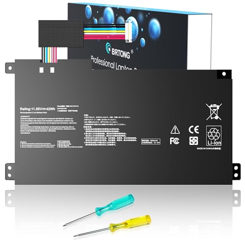 B31N1912 C31N1912 42Wh Laptop Battery Compatible with ASUS VivoBook 14 E410MA L410MA E410KA E510MA E510KA F414MA L510MA R522MA E410MA-EK026TS EK018TS L410MA-BV058TS E510KA-EJ033TS E510KA-EJ033TS - color: B31N1912