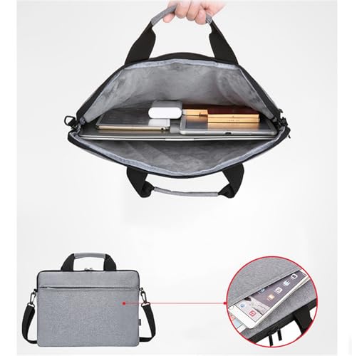 Laptop Bag Water-resistant Laptop Sleeve Case with Shoulder Straps & Handle, Computer Slim Briefcase - color: Purple, size: 13