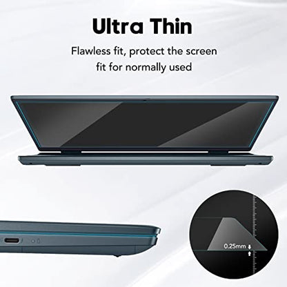 For HP Pavilion/Chromebook/Stream/ProBook/EliteBook 14 series 16:9 14″ | For HP 14-dy/dq/dk/cf/ek/fq,14m-dw/dy/dh, 14b-na/nb,c640/c645,EliteBookx360 1040 G7/G8 Tempered glass protective film - size: for 14" HP Laptops