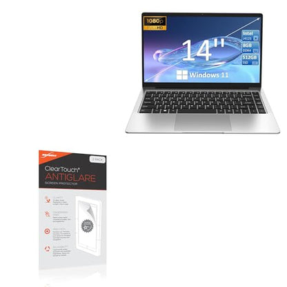 BoxWave Screen Protector Compatible with Molegar A156N Business Laptop (15.6 in) - ClearTouch Anti-Glare (2-Pack), Anti-Fingerprint Matte Film Skin