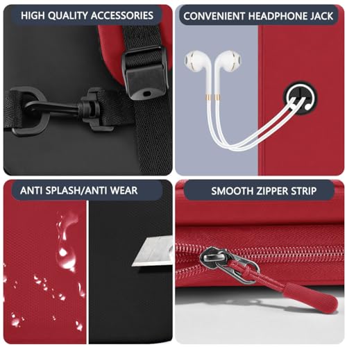 Slim & Expandable Laptop Backpack 17 inch Travel Business Backpack Water Resistant Daypack Bookpack for Most 17 inch NoteBooks，B01RD01 - color: B01rd01