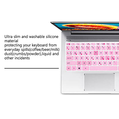 Silicone Keyboard Cover for HP 14" Laptop 2020 2019 2018,Pavilion x360 14M-BA 14M-CD 14M-DH 14-BA 14-BF 14-cm 14-CF 14-DF 14-DK 14-DS 14-DQ Series 14 Inch Protective Skin,Lovely Bears - color: Lovely Bears