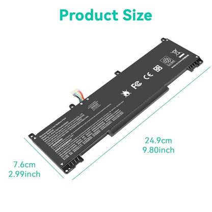 TREE.NB 45Wh RH03XL Battery for HP ProBook 430 440 445 450 630 640 650 G8 Series HSTNN-IB9Q HSTNN-OB1T HSTNN-DB0B HSTNN-UB7X M01524-2B1 M01524-AC1 M01524-1D1 M02027-005 - size: 9.8x2.99x0.24inch RH03XL