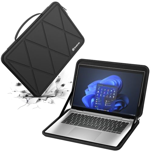 Smatree M35T Hard Protective 13 inch Laptop Case for Lenovo/HP/DELL/Apple | Compatible for Lenovo ThinkPad X13, HP Elite x360/EliteBook, DELL Pro 13 Plus, Apple MacBook Air 2026/2025/2024,Case(X8032T) - color: Black, size: 13 inch/M35T/Size:31.5*22.8cm