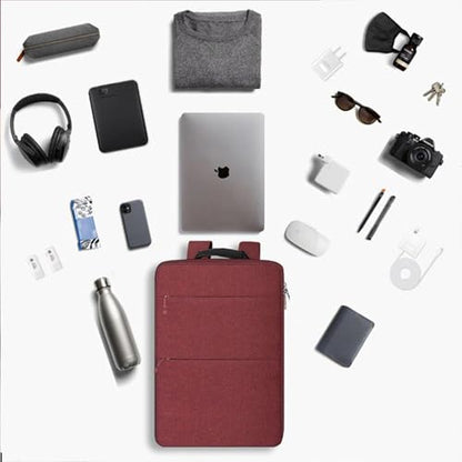 ZINZ Slim & Expandable Laptop Backpack 15 15.6 16 Inch Case, Water Resistant Travel Backpack Compatible with MacBook Pro/Neo 16" 15", Dell XPS 15 16 and Most 15" 15.6" 16" Notebooks，R01D02 - color: R01d02, size: 15"-16"